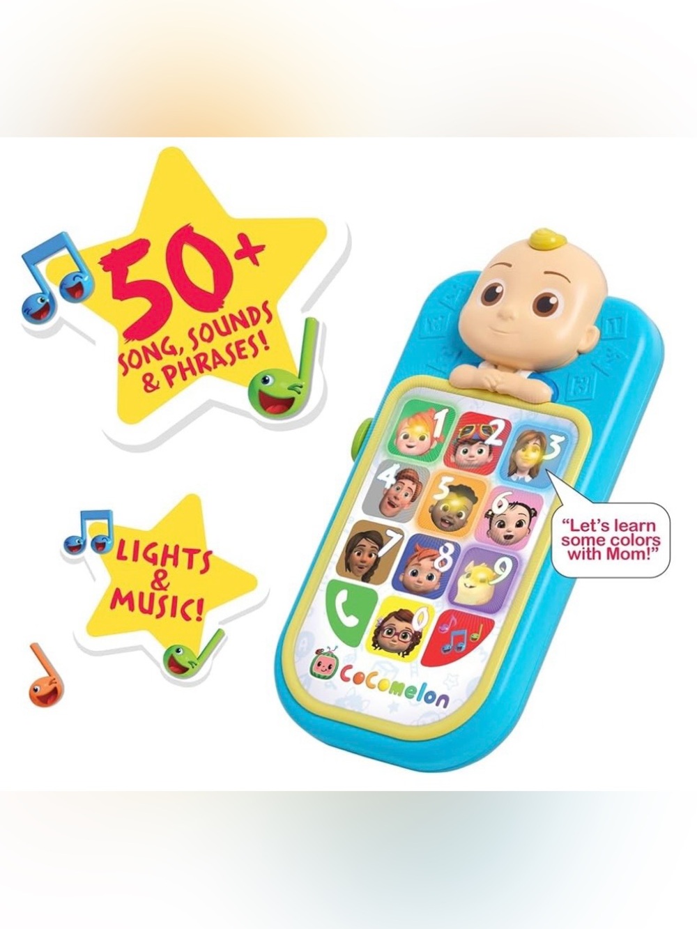 Cocomelon JJ’s My First Phone Educational Learning Toy Lights & Music